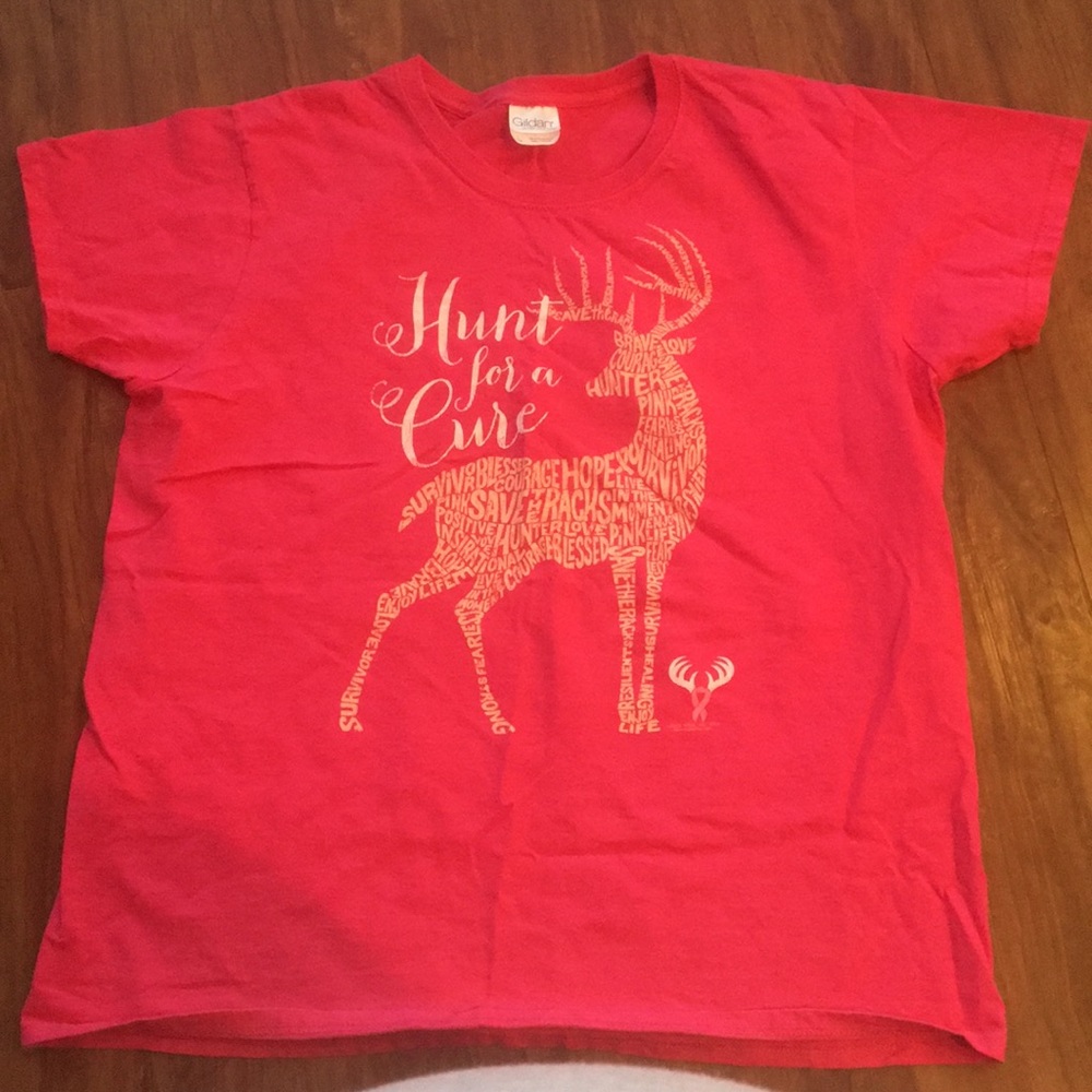 Hunt for a Cure pink t-shirt